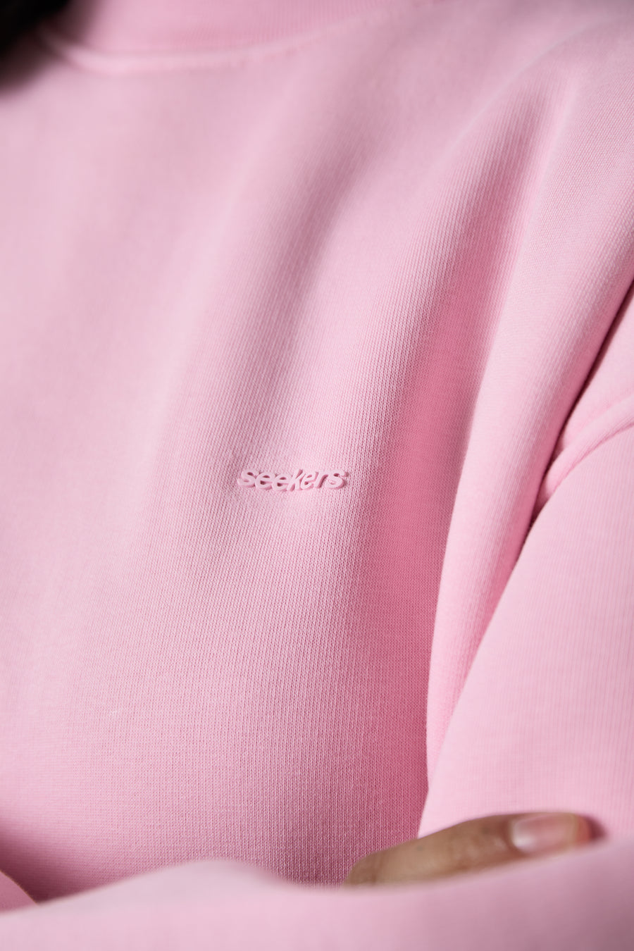 Seekers Classic Sweatshirt in Pink Wafer
