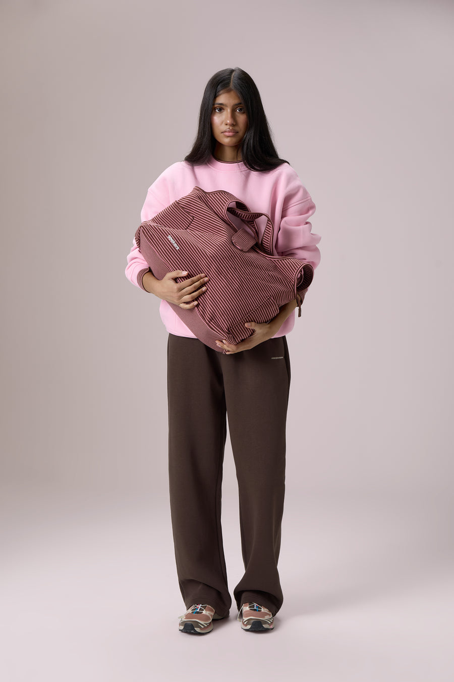 Wilkie Soft Travel Carryall Bag in Brown