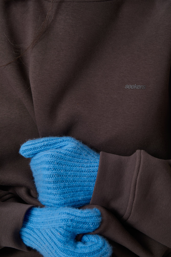 Seekers Classic Sweatshirt in Chocolate Brown