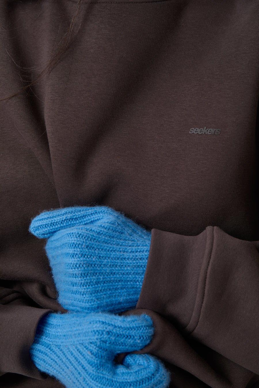 Seekers Classic Sweatshirt in Chocolate Brown