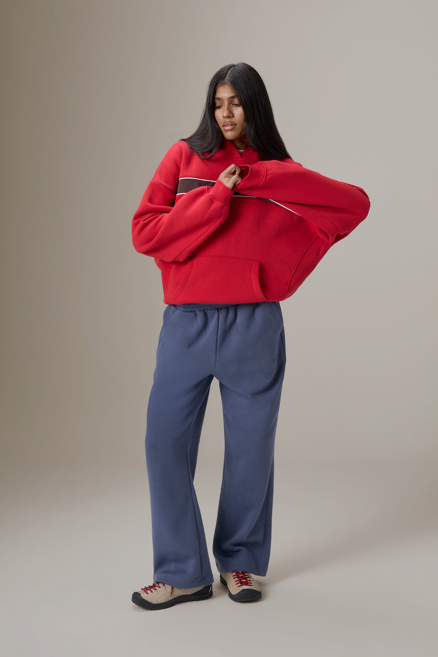 Seekers Speedway Hoodie in Red