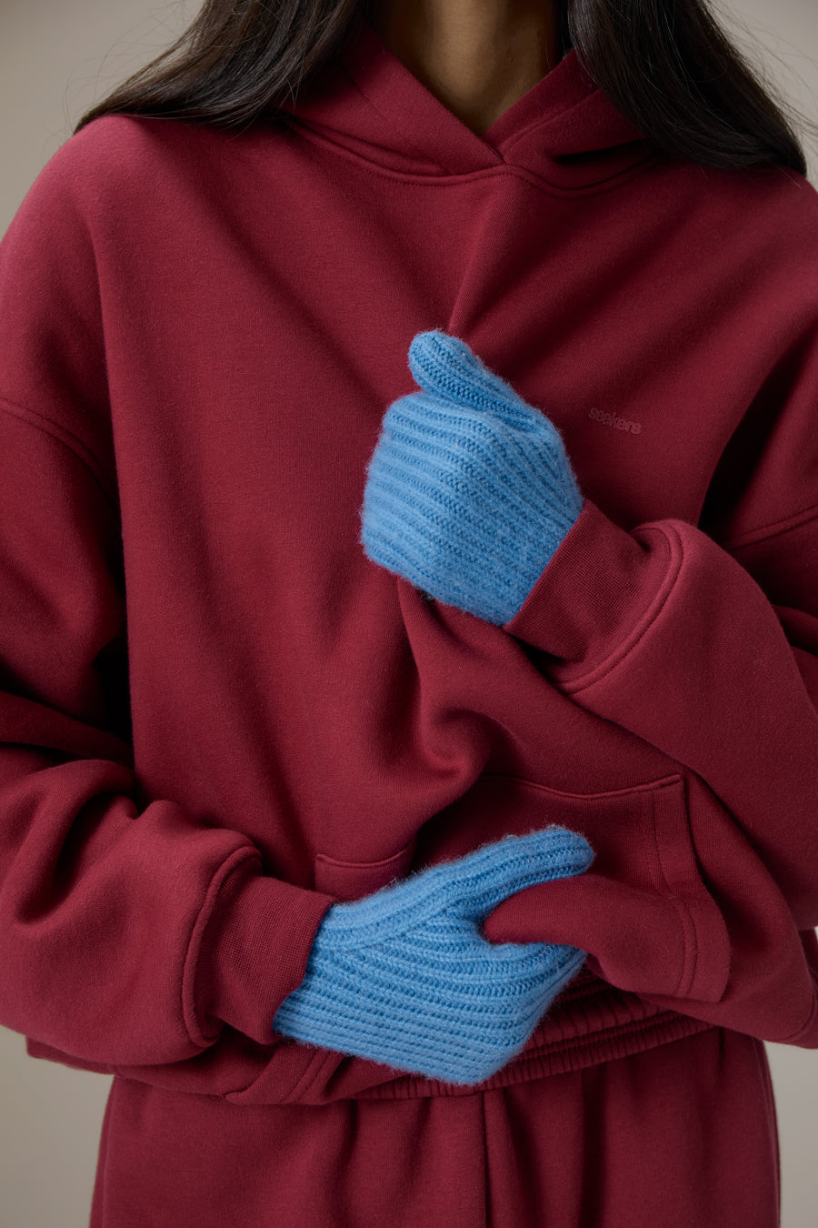 Seekers Classic Hoodie in Burgundy