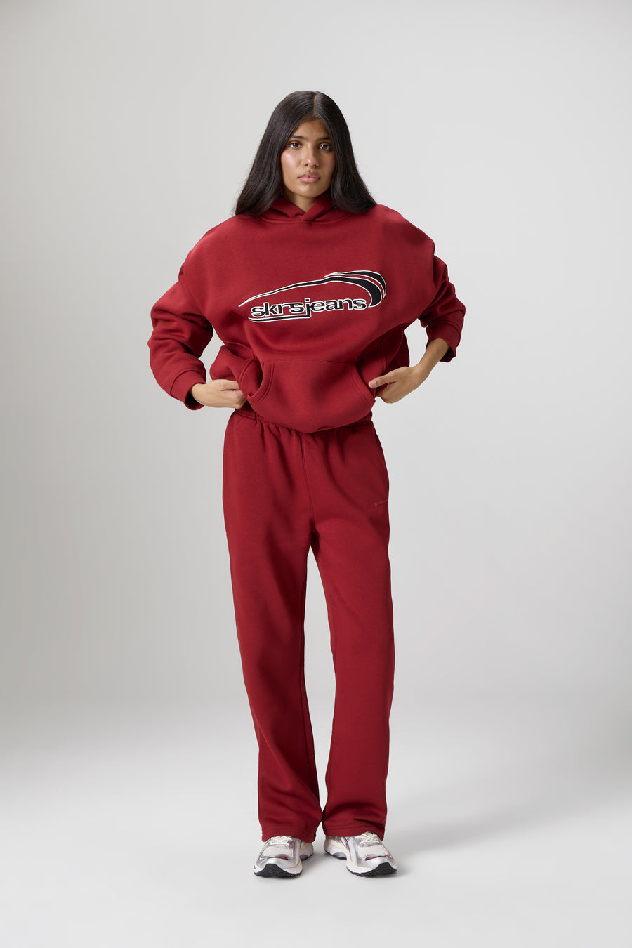 Seekers Wide Leg Sweatpants in Alert