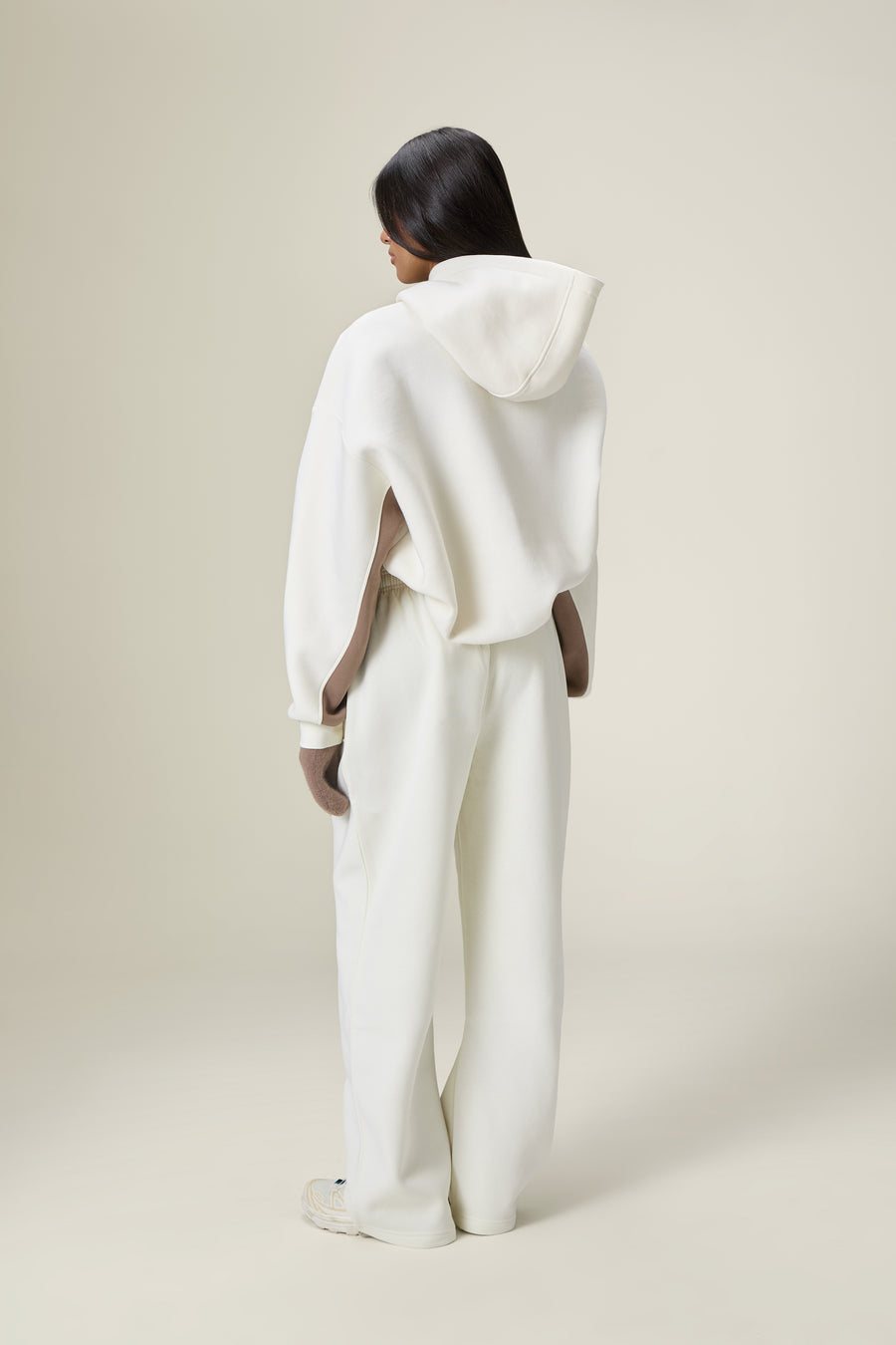 Seekers Originals Panel Hoodie in Cream Balm