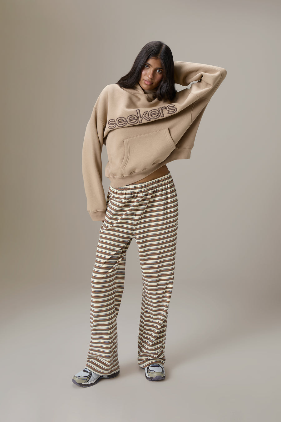 Seekers Goodwear Hoodie in Teddy Beige