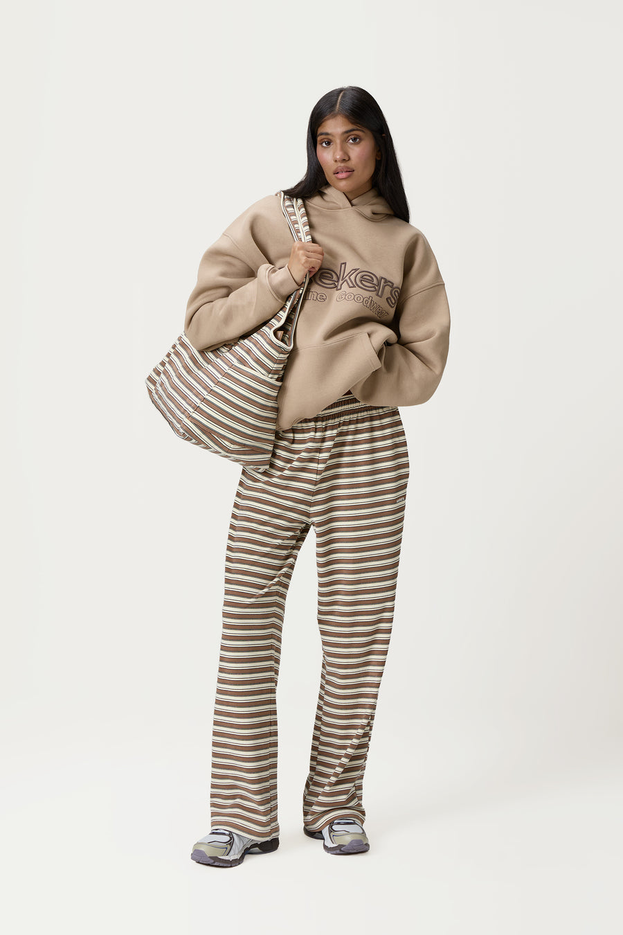 Seekers Goodwear Hoodie in Beige