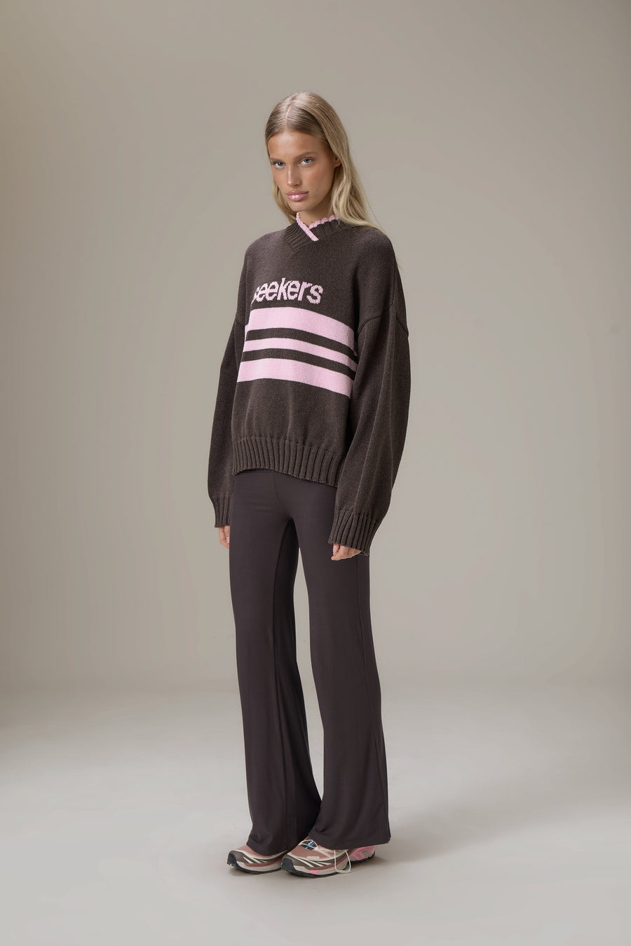 Peggy Logo Knit Sweater