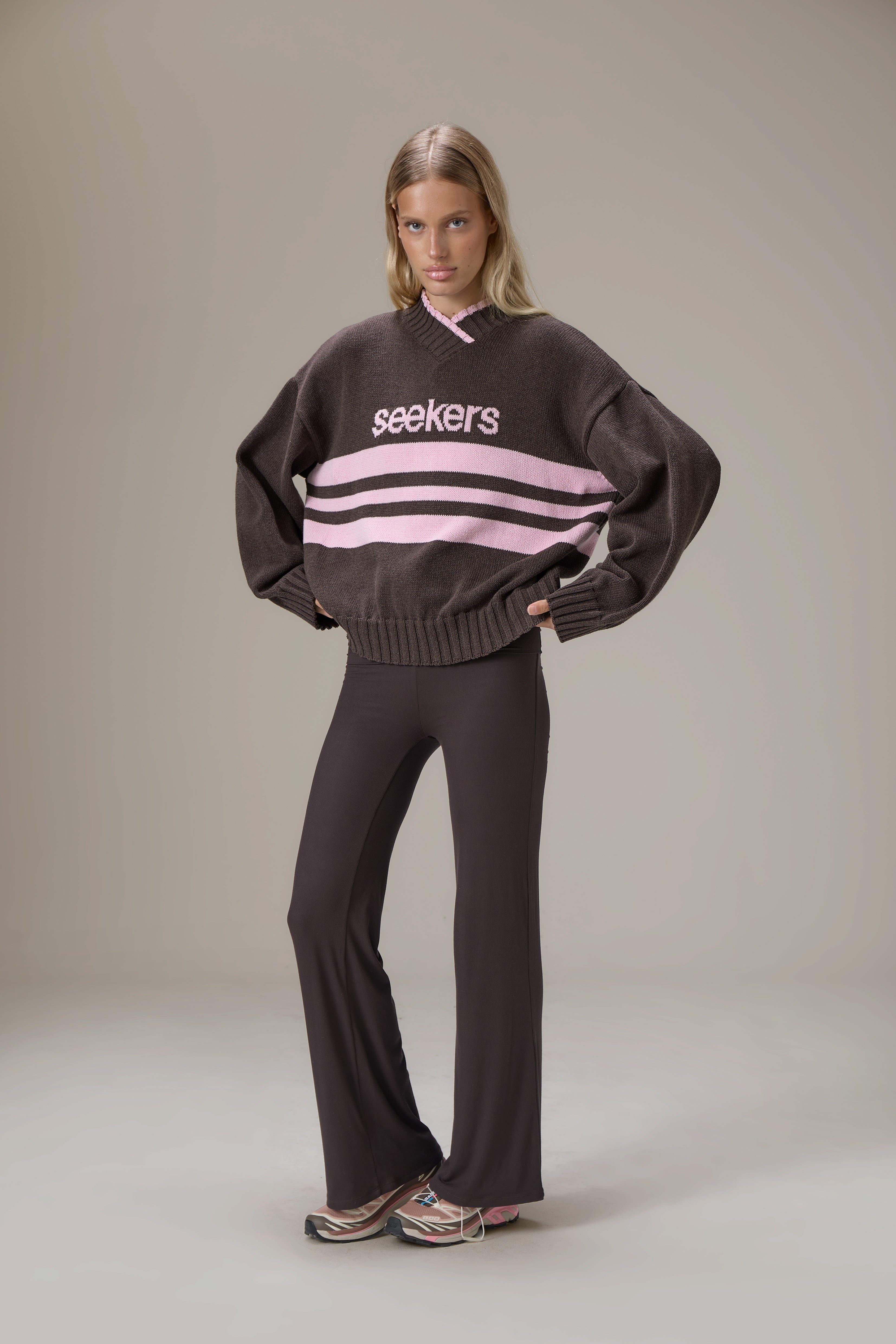 Peggy Logo Knit Sweater