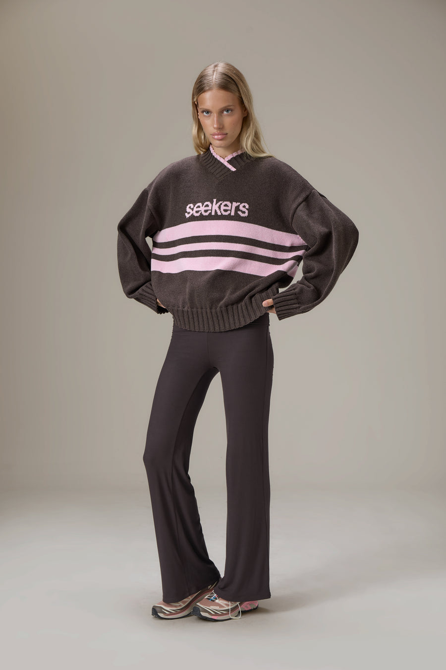 Peggy Logo Knit Sweater