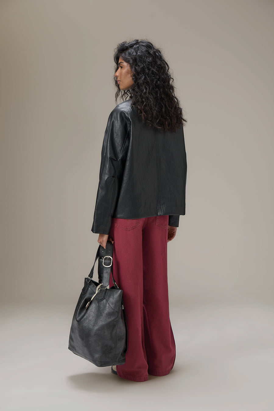 Burbank Faux Leather Everyday Tote Bag