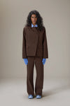 Fargo Boxy Blazer in Walnut Brown