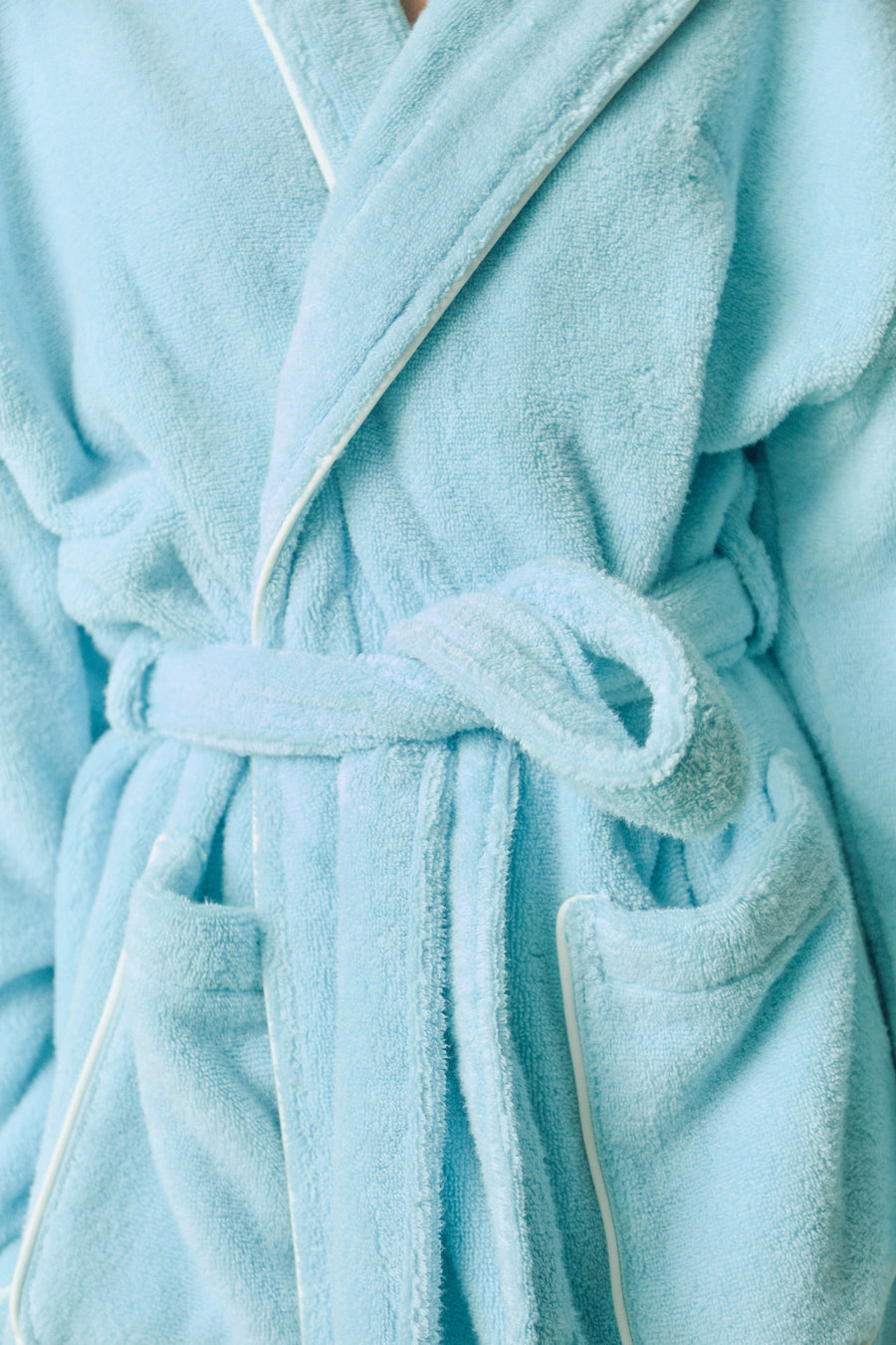 Seekers Cotton Bathrobe in Aqua