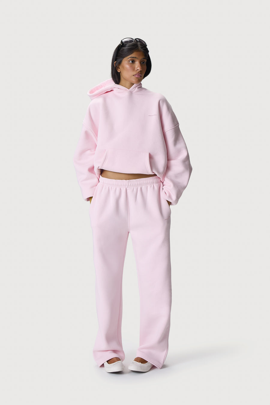 Trademark Wide Leg Sweatpants in Bunny