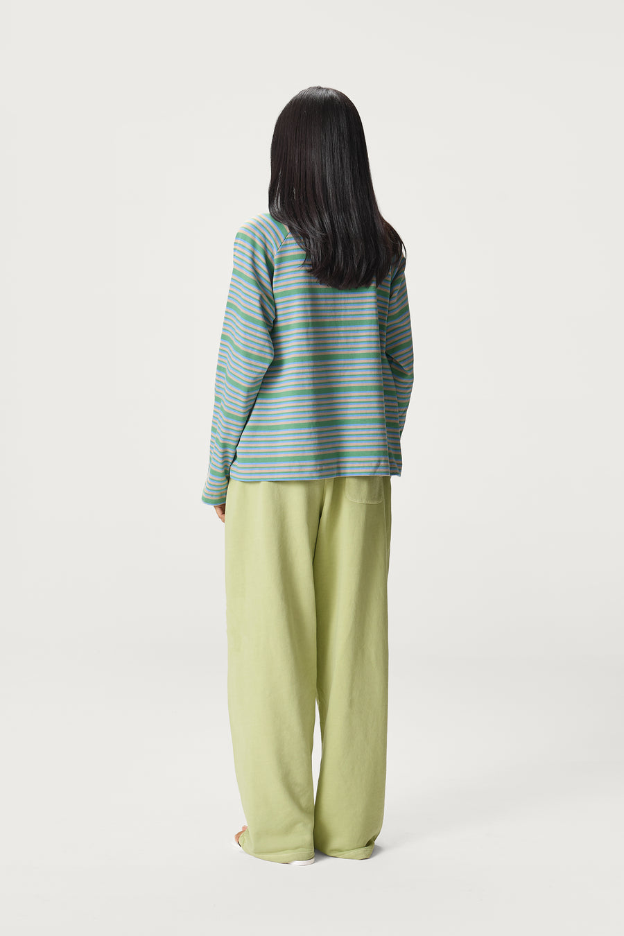 Douglas Oversized Long Sleeve Tee in Spring