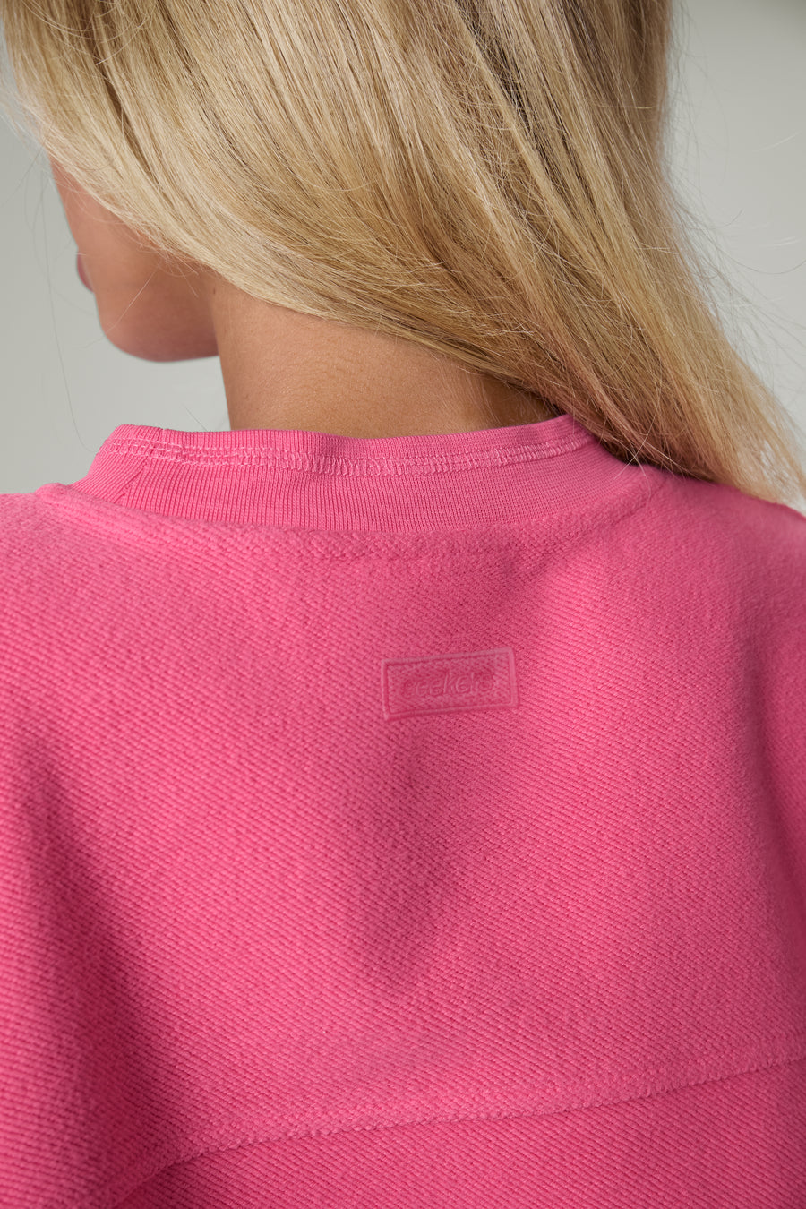Seekie Brushed Sweatshirt in Hot Pink