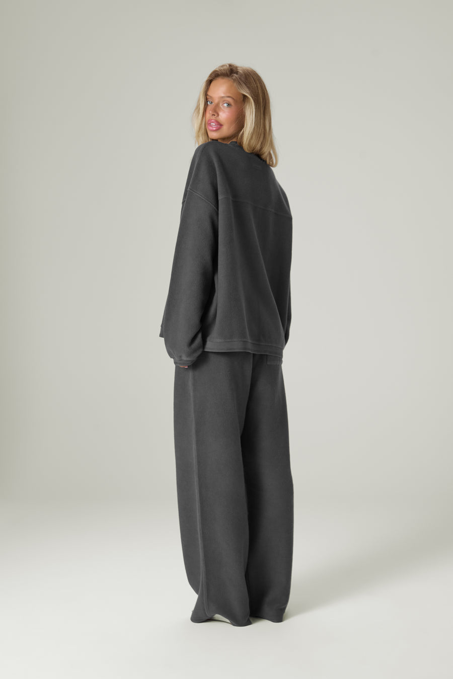 Seekie Brushed Sweatshirt in Charcoal