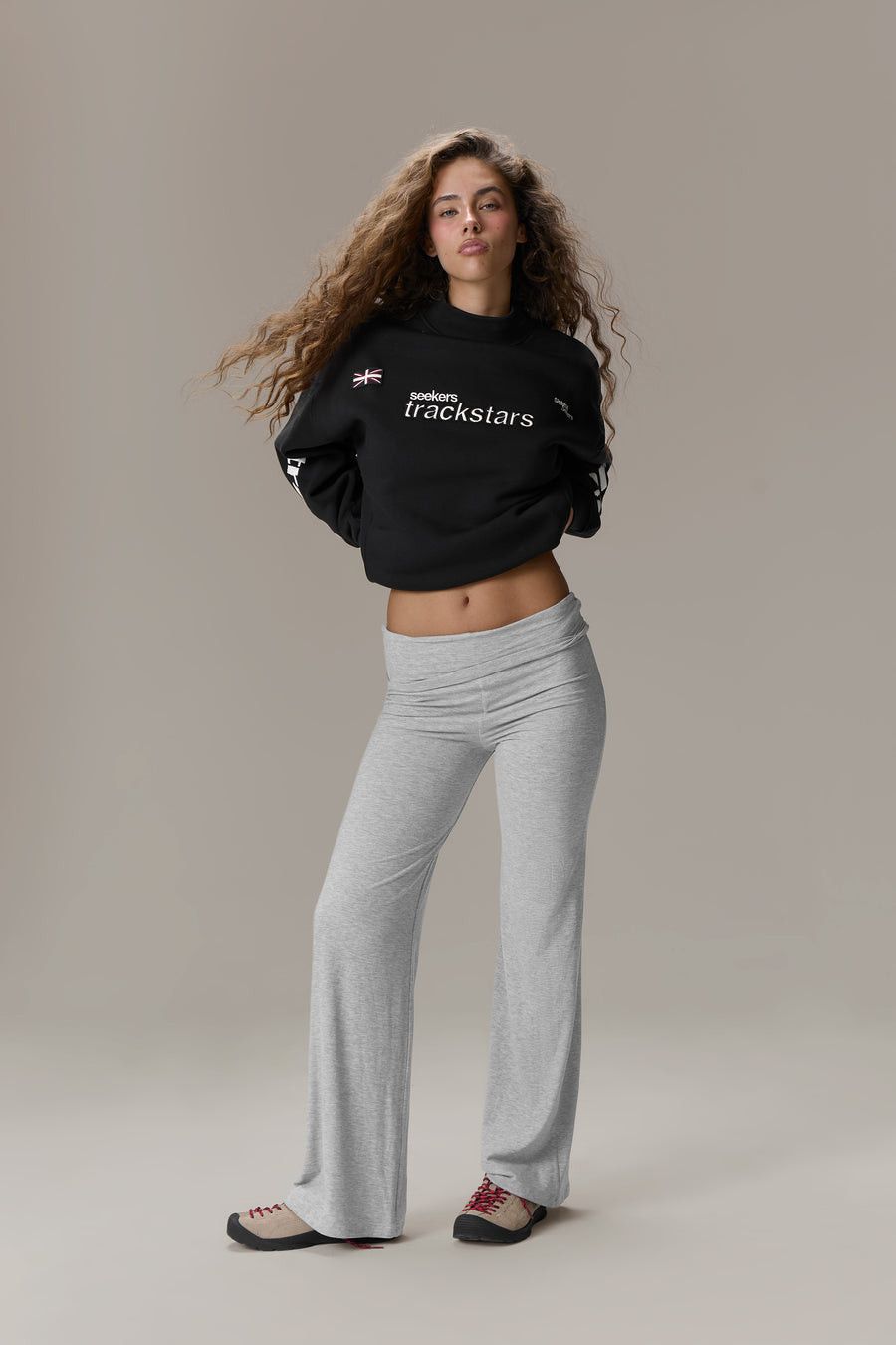 Trackstars Sweatshirt in Black