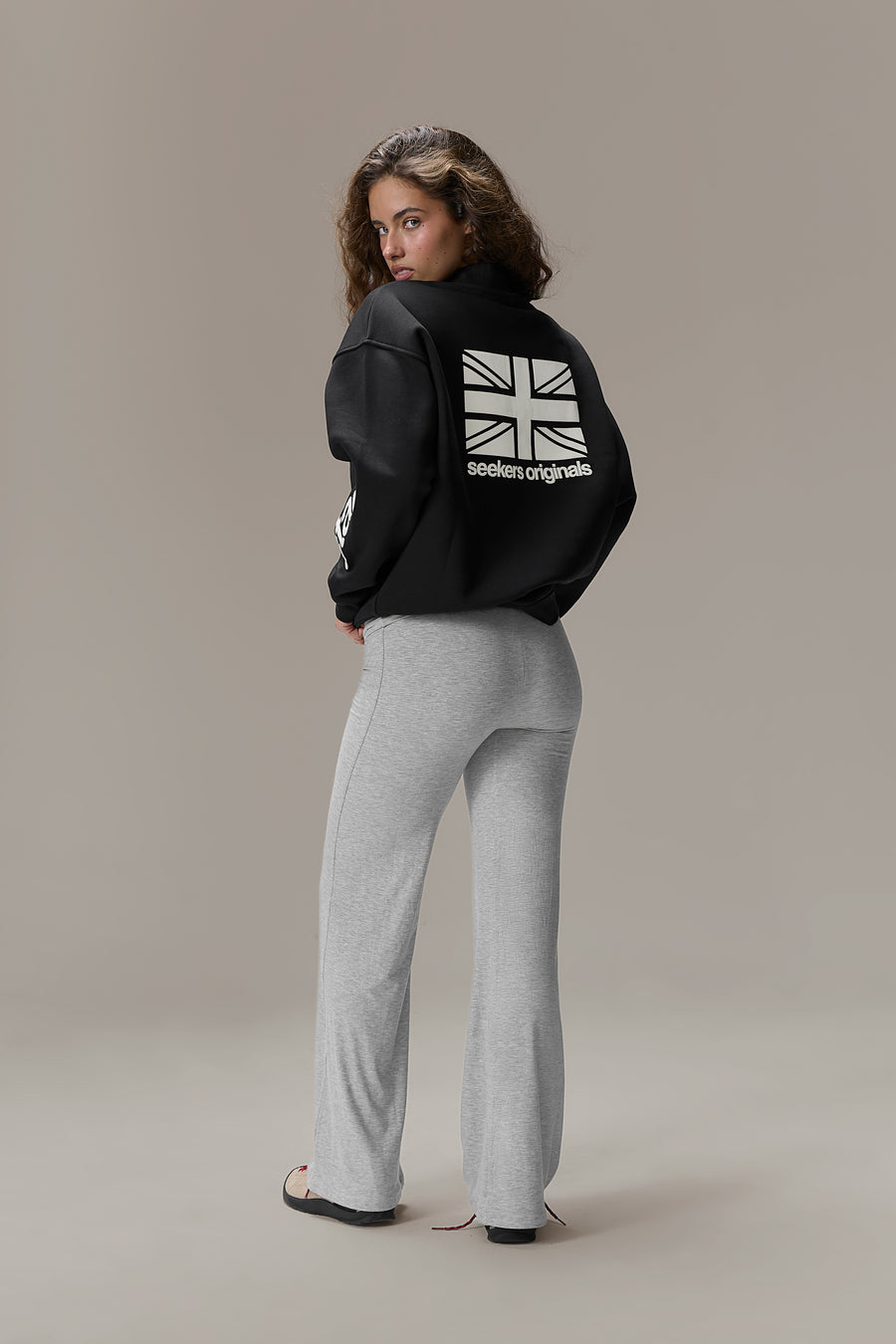 Trackstars Sweatshirt in Black