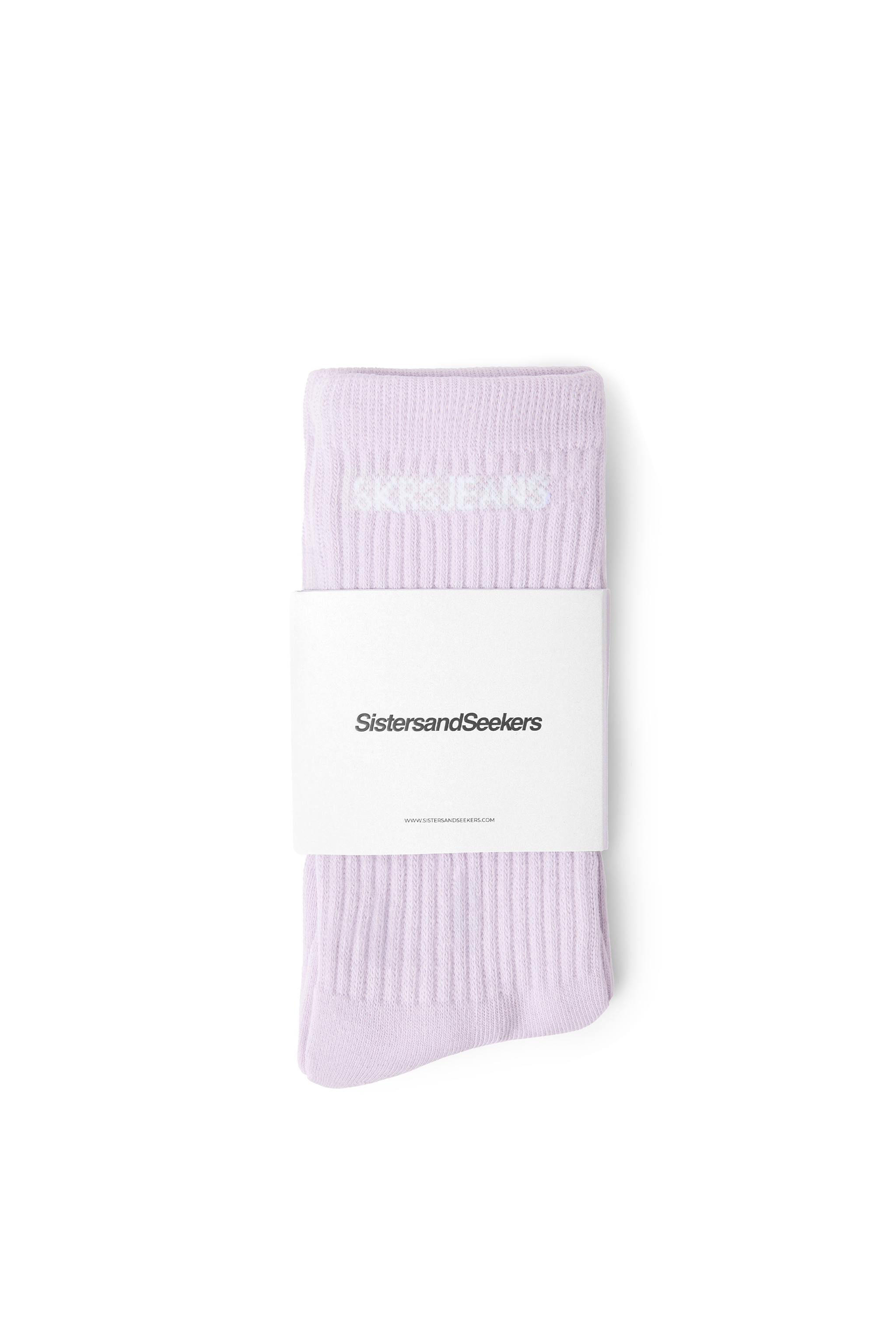 SKRS Classic Crew Socks in Lilac