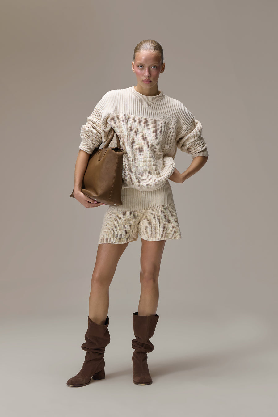 Walter Waffle Knit Sweater