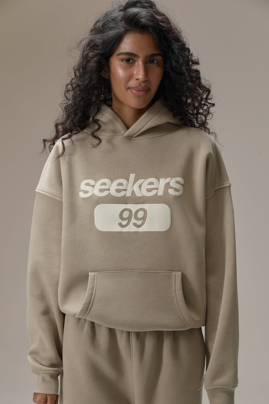Seekers Tabby Original Hoodie in Biscuit