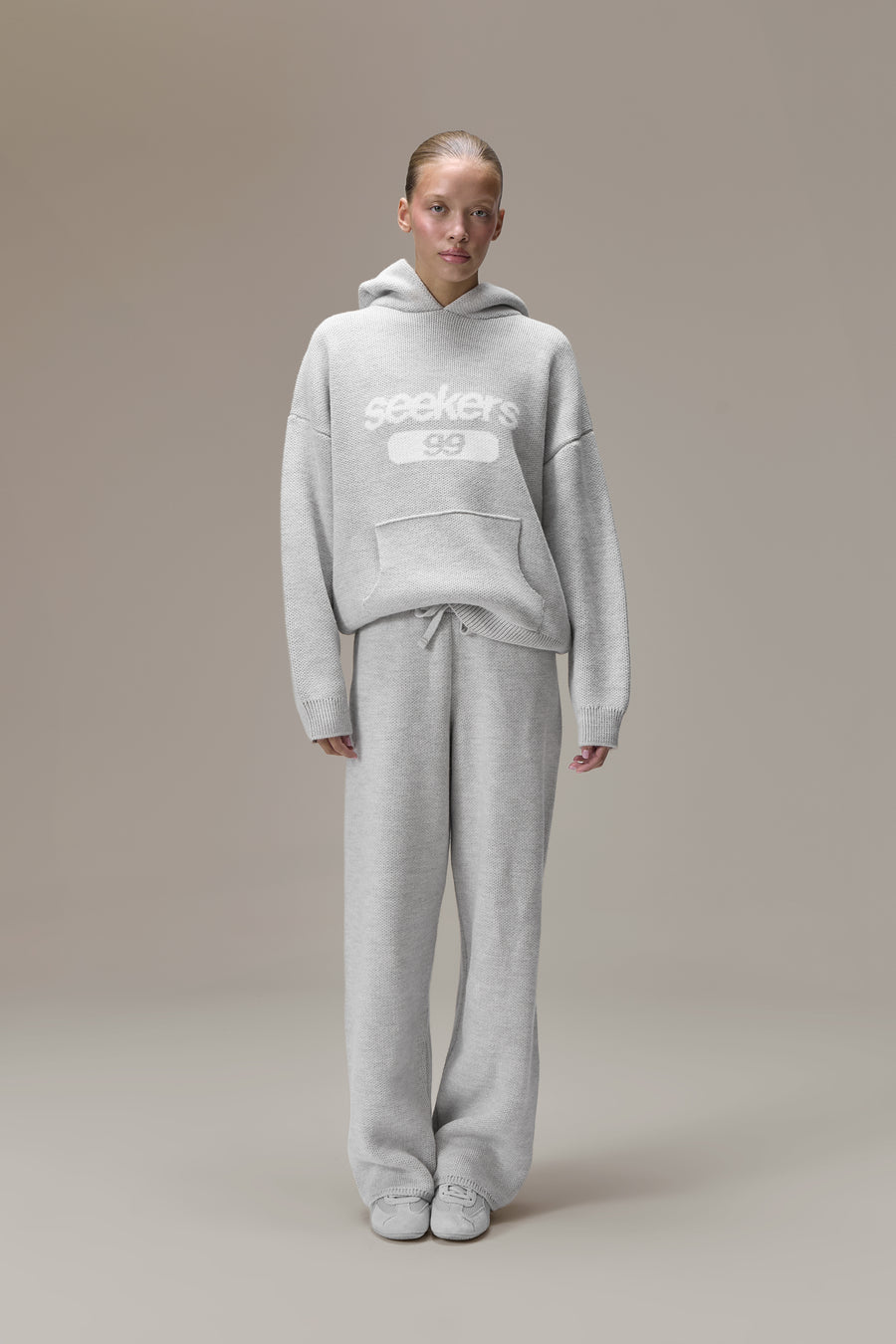 Seekers Knit Pants in Soft Grey