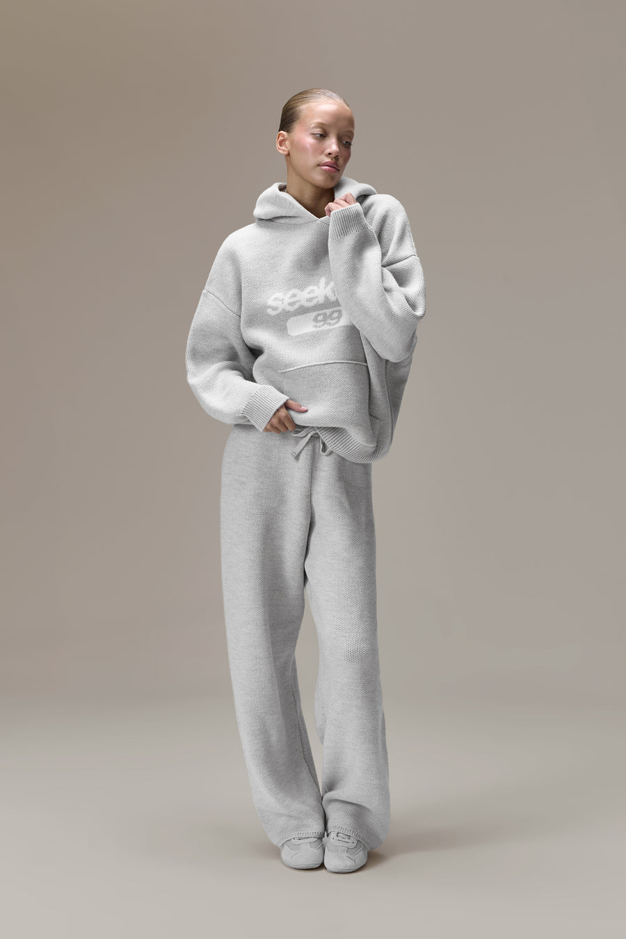 Seekers Knit Pants in Soft Grey