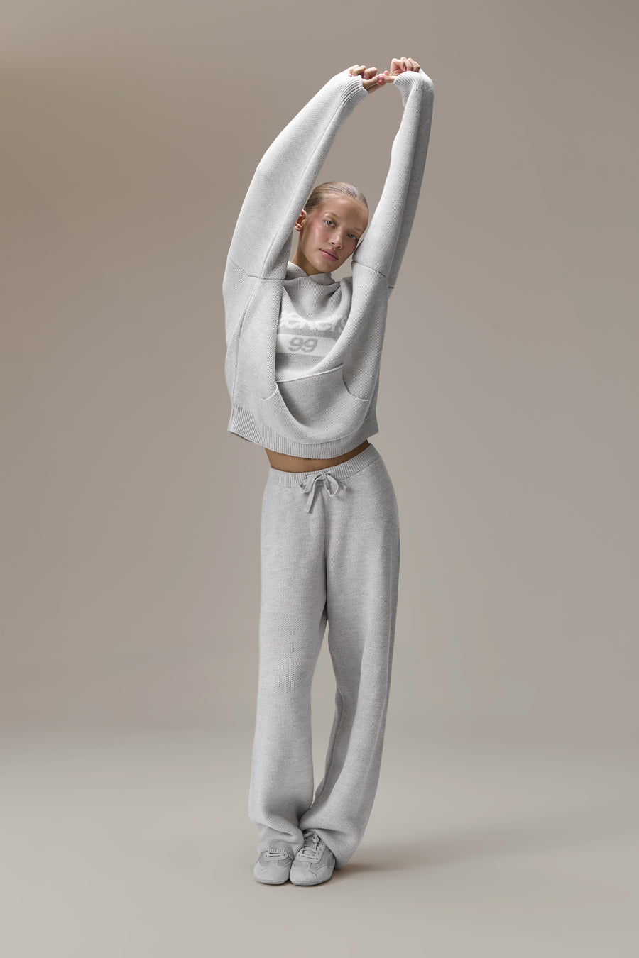 Seekers Knit Pants in Soft Grey