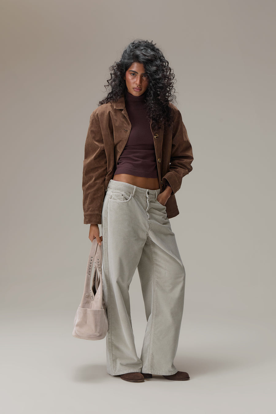 Jackson Faux Suede Blazer