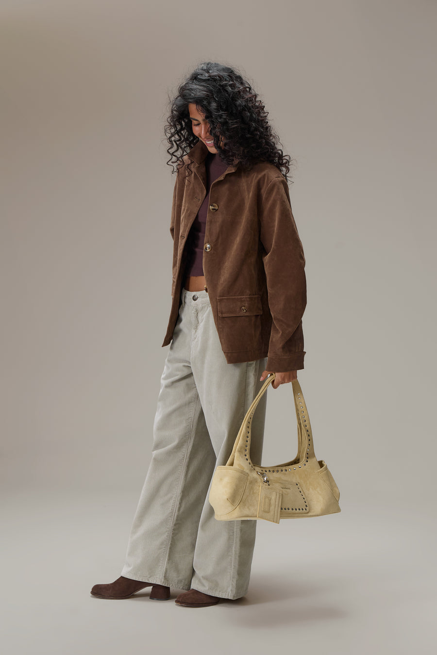 Jackson Faux Suede Blazer