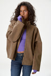 Lady Faux Suede Jacket