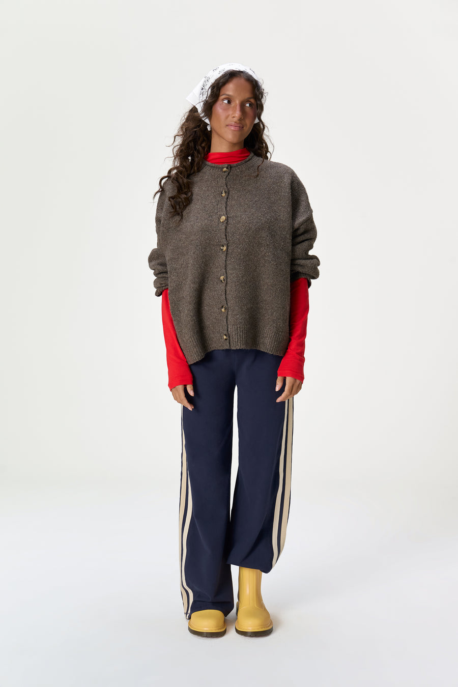 Jones Cardigan in Chocolate Brown