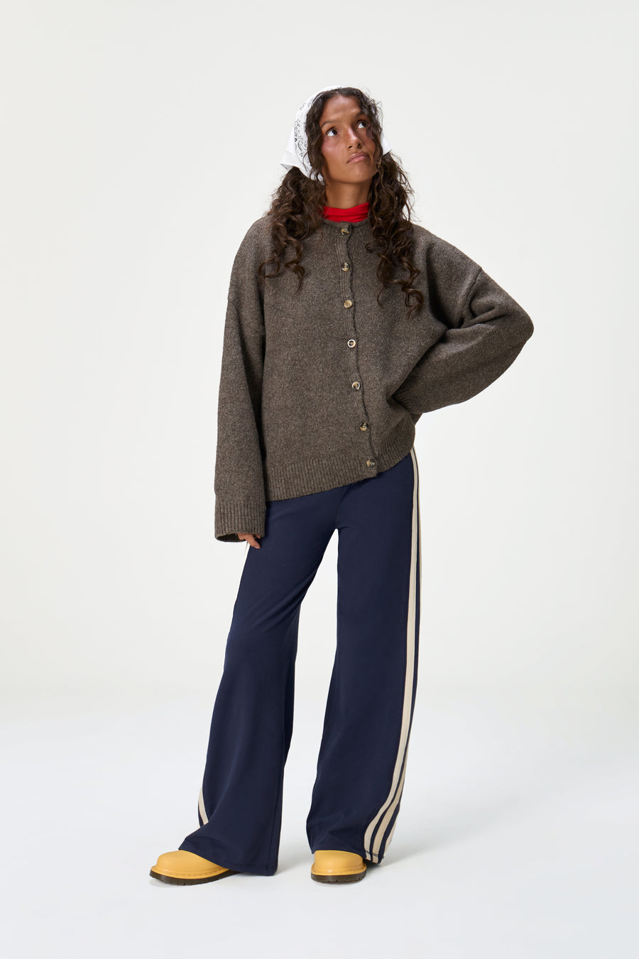 Jones Cardigan in Chocolate Brown