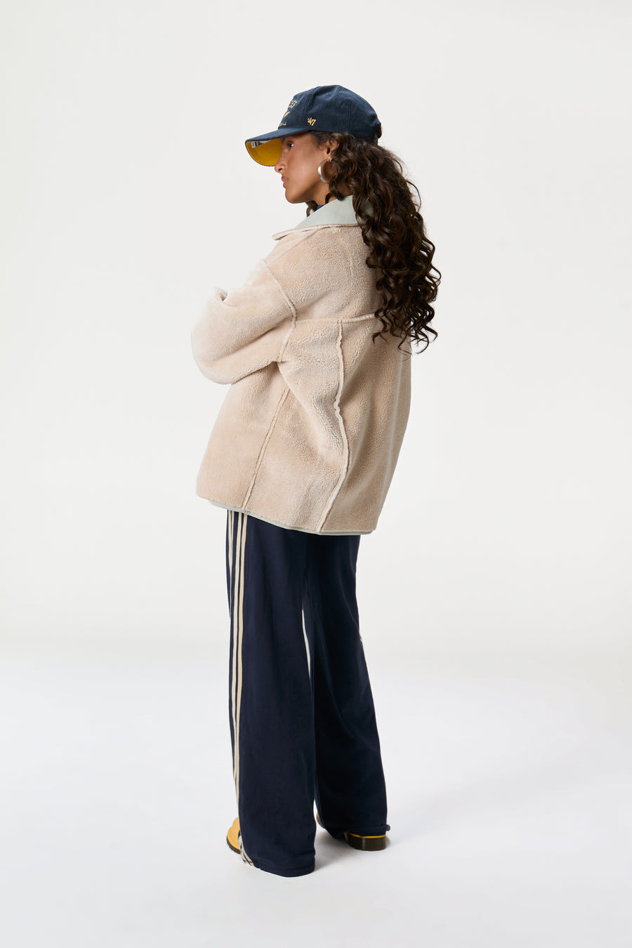 Tully Reversible Coat in Light Green