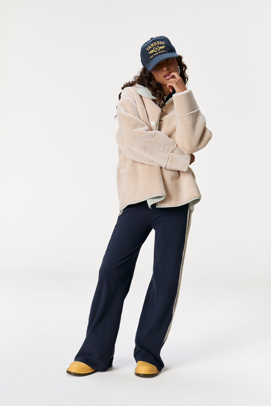Tully Reversible Coat in Light Green