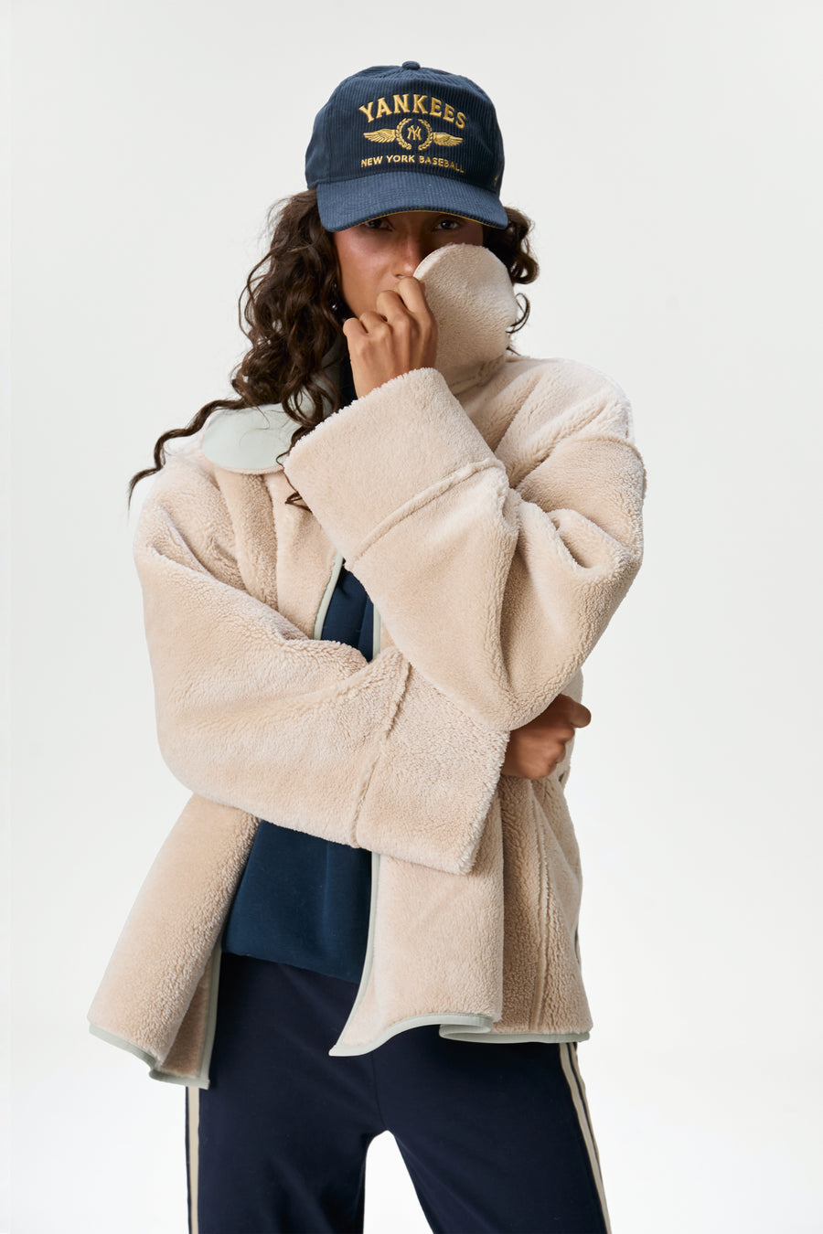 Tully Reversible Coat in Light Green