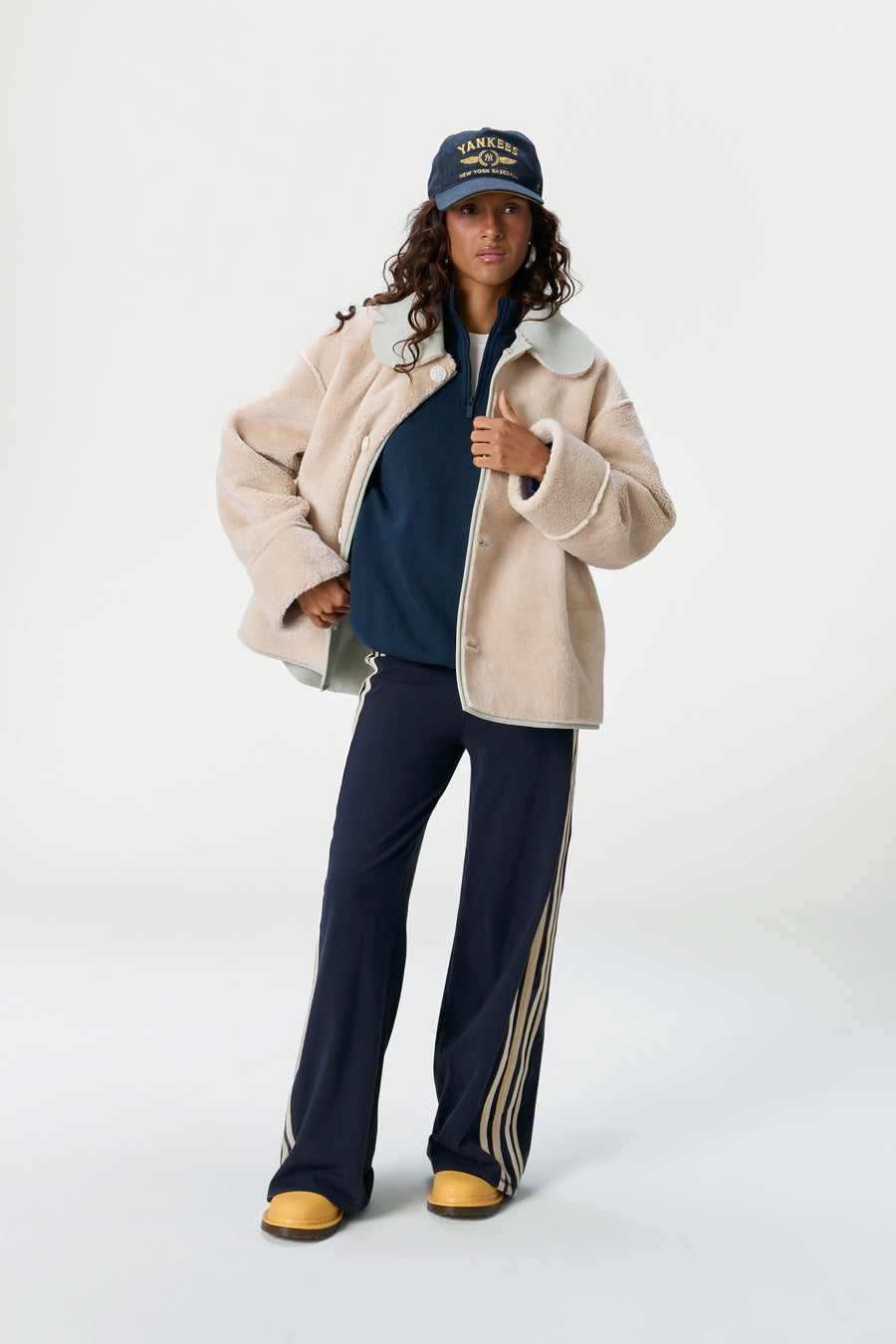 Tully Reversible Coat in Light Green
