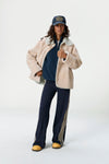 Tully Reversible Coat in Light Green