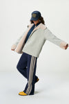 Tully Reversible Coat in Light Green