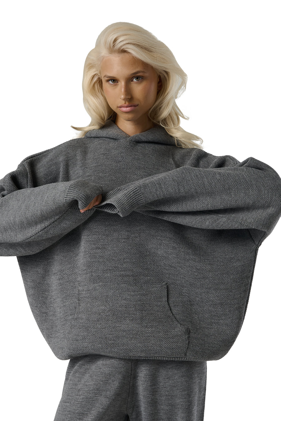 Seekers Knit Hoodie in Sulk