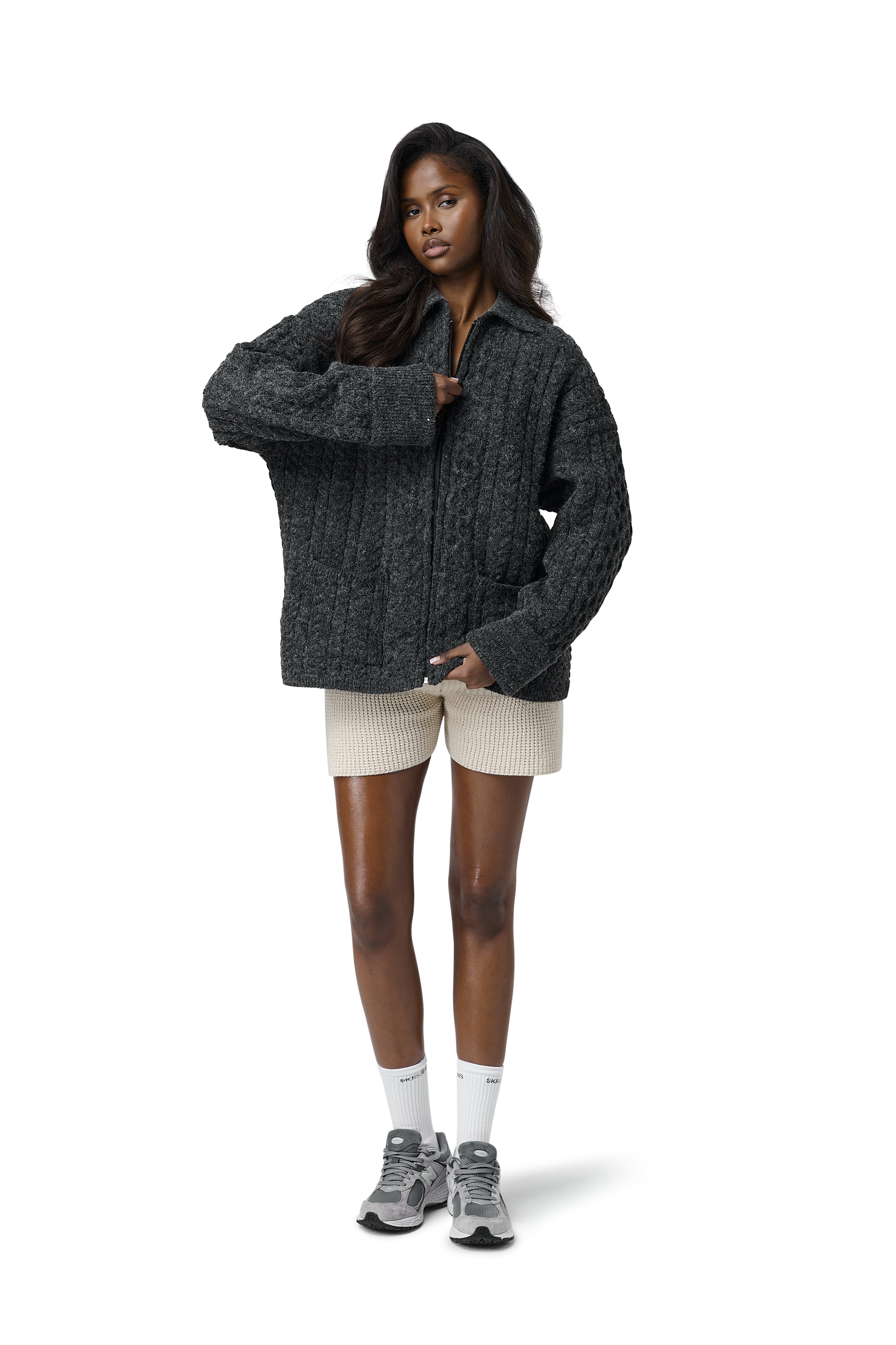 Barn Boxy Zip Knit Jacket