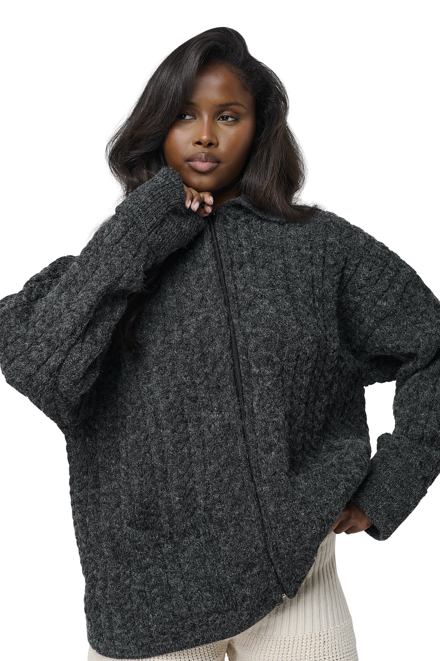Barn Boxy Zip Knit Jacket – SistersandSeekers