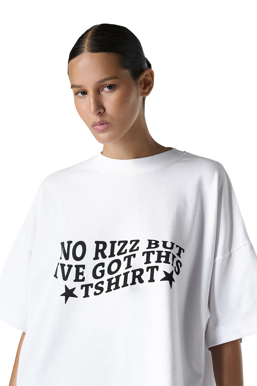 Rizz Slogan Oversized Tee