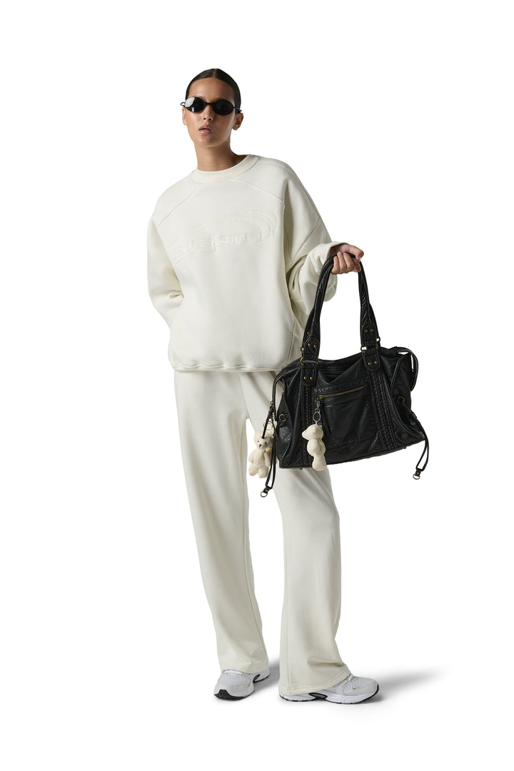 Series Wide Leg Sweatpants in Balm