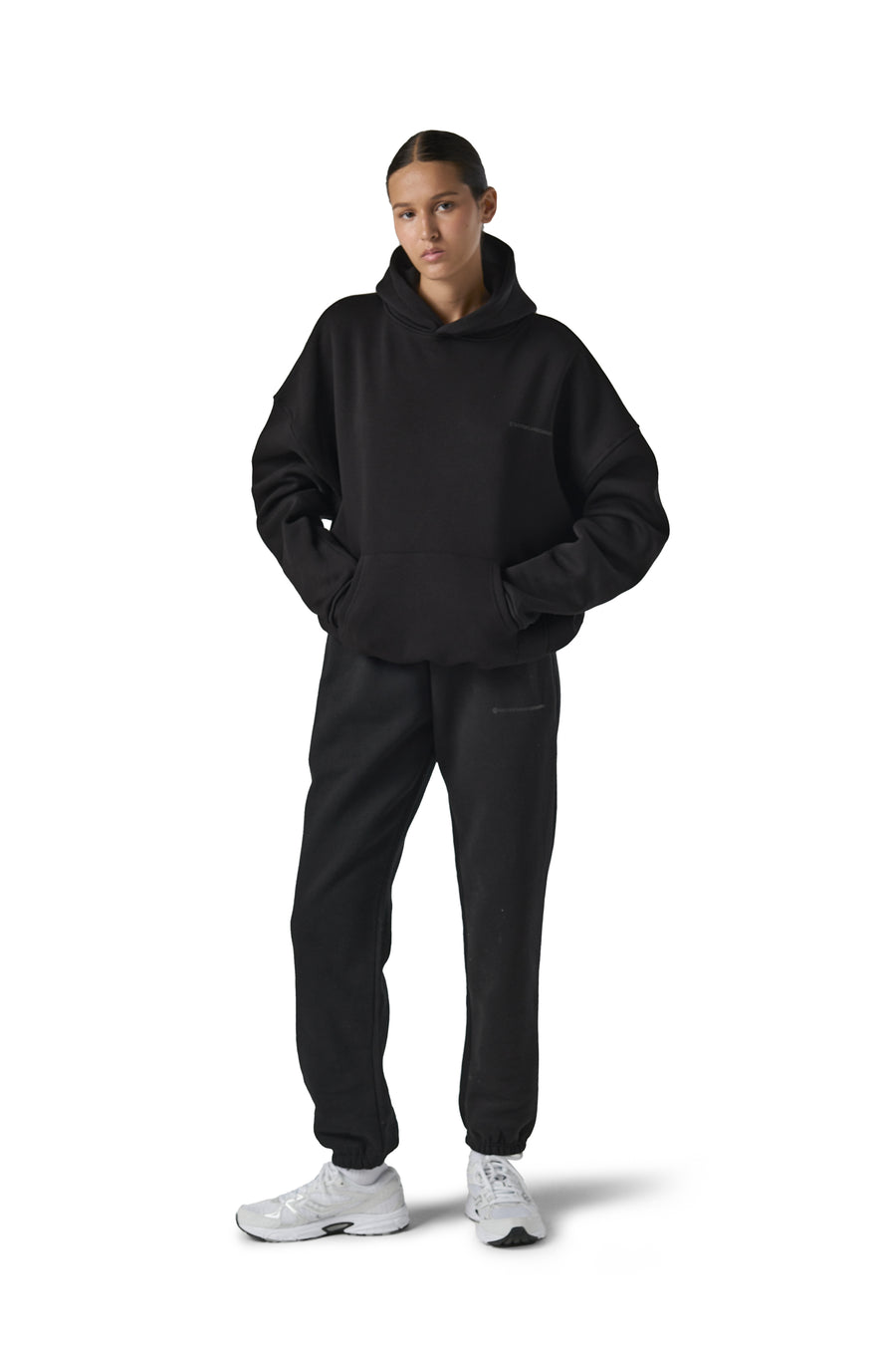 Black series spacer knit hoodie sale