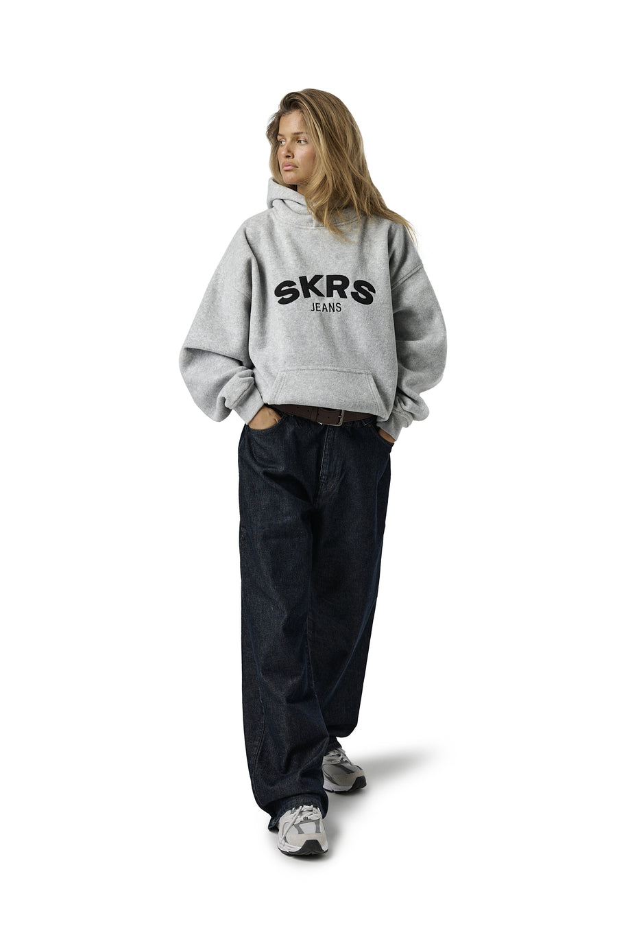 SKRS Fleece Hoodie in Dapple