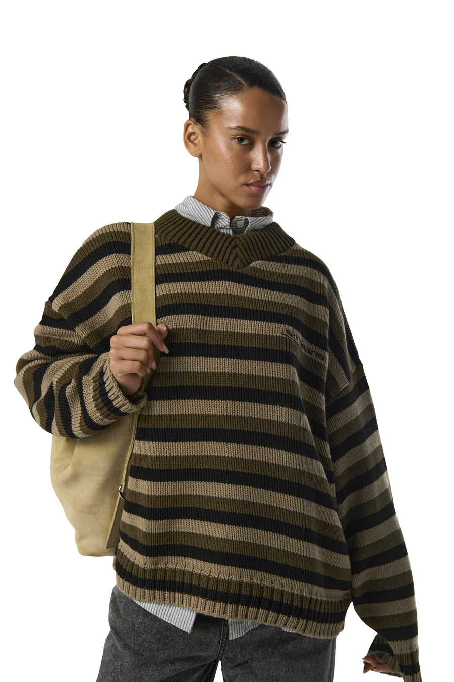 Bud Stripe Knit Sweater