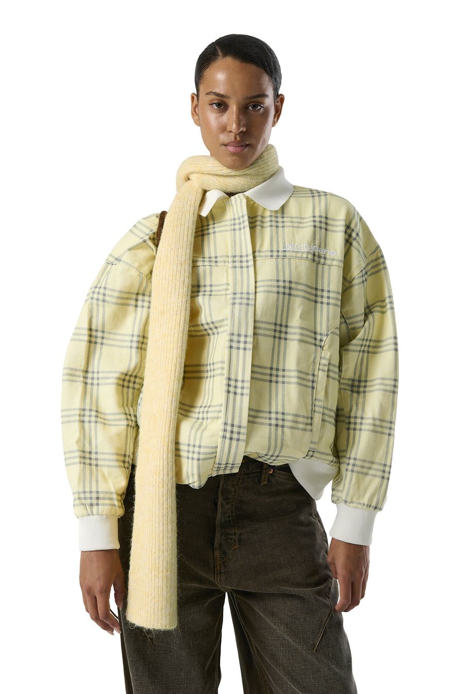 Ducky Check Bomber Jacket