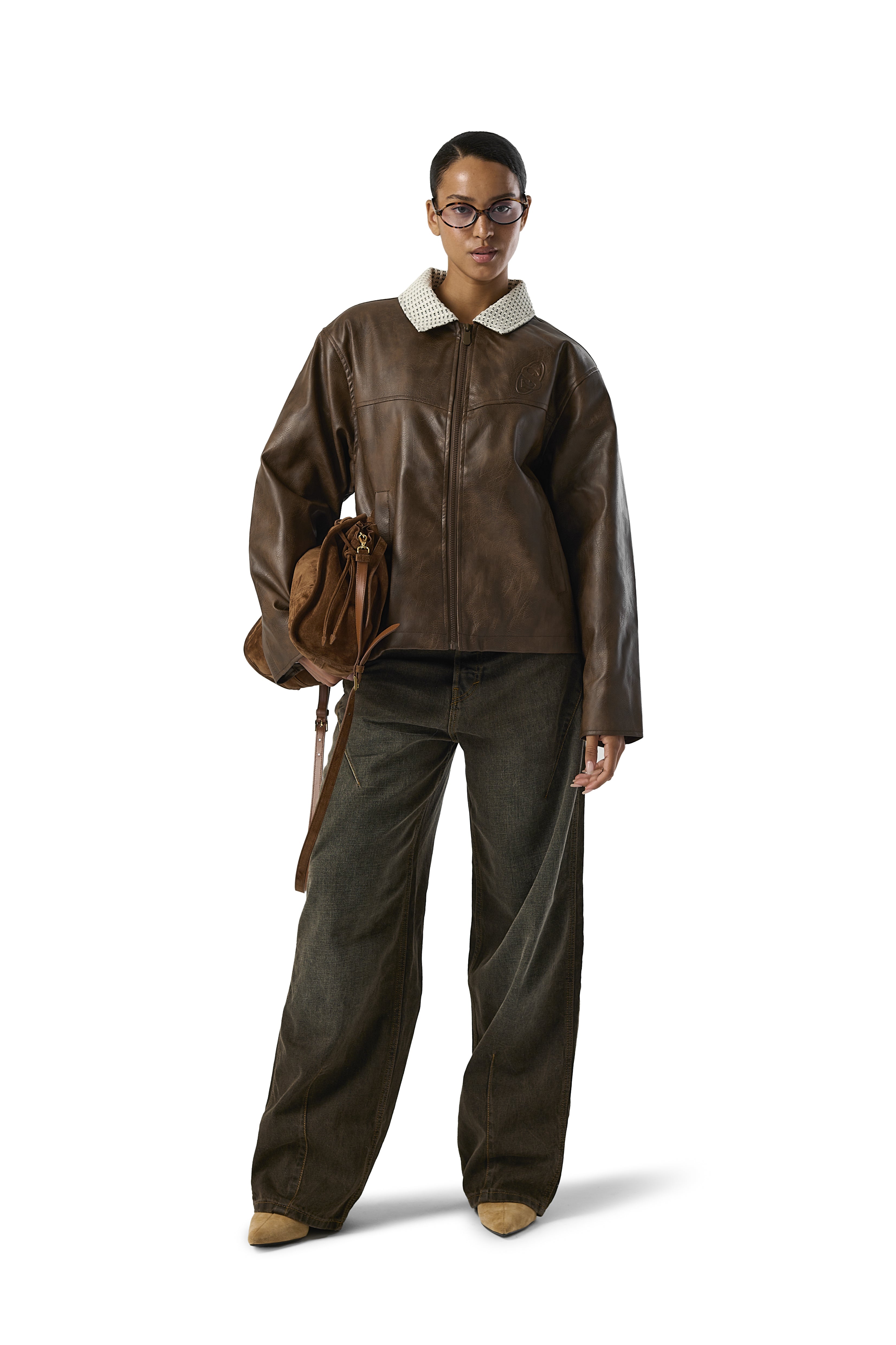 Conker Vegan Leather Jacket