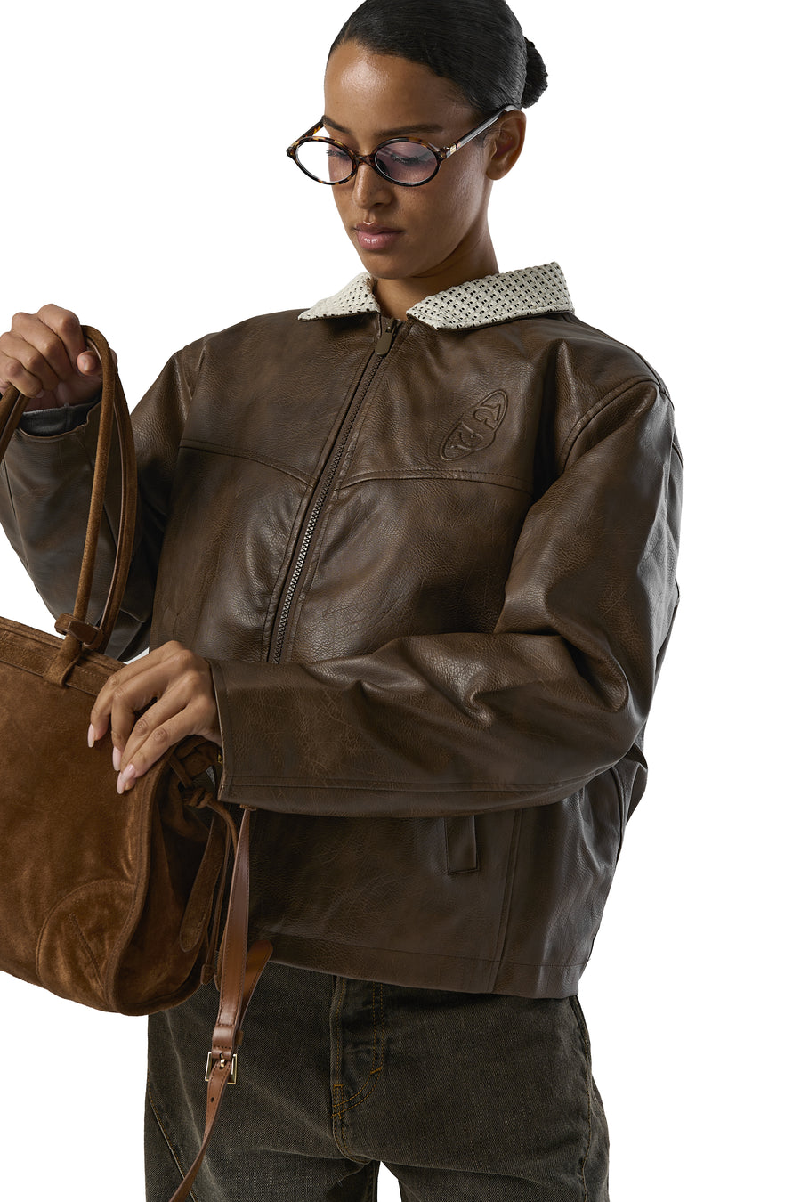 CONKER Vegan Leather Jacket